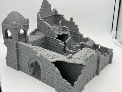 Kaserne Waffenkammer Ruine - Ivory City 28mm Tabletop Mittelalter Stadt TPGEO