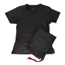 MAEVN Gray Scrub Set - Utility Cargo Pants and Top, Women's S
