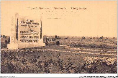 AJOP7-0698 - MONUMENT-AUX-MORTS - französisches marokkanisches Denkmal - Vimy-ridge