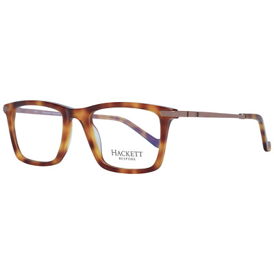 Hackett Bespoke Glasses Frames Men's Brown Rectangular Blue Light Blocking HEB26