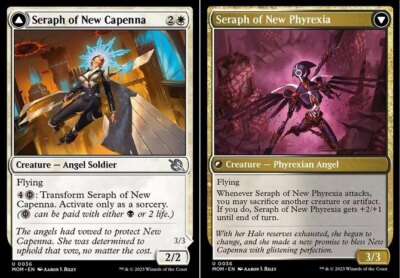 MTG Seraph of New Capenna // Seraph of New Phyrexia NM-Mint March of the  Machine