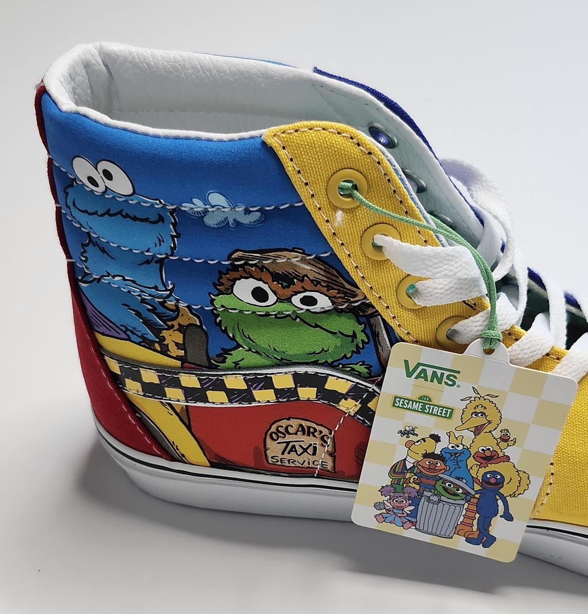Vans セサミストリート　オスカー　9h 27.5 VANS X Sesame Street Sk8 Hi Zip Youth Sz 3 Cookie Monster