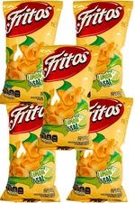 Mexican Chips Fritos Sal y Limon Sabritas 5 Bags (70g Each