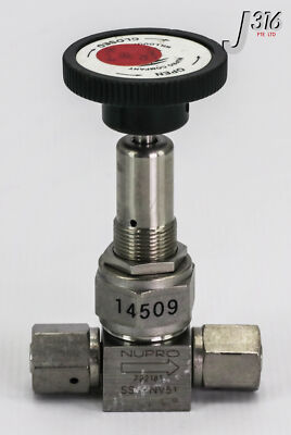 ST 14509 SWAGELOK HIGH PURITY BELLOWS SEALED VALVE 1/4