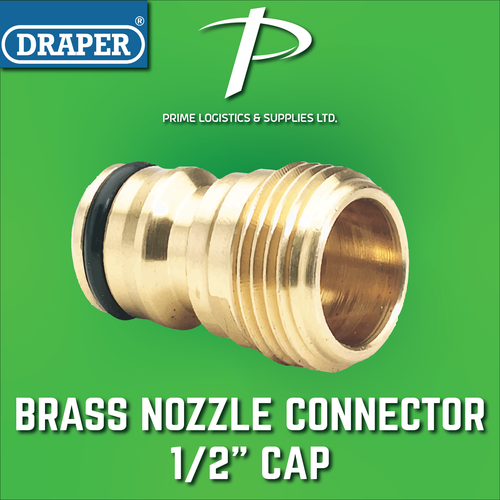 DRAPER TOOLS Brass Hose Pipe Tap Connectors & Fittings Hozelock