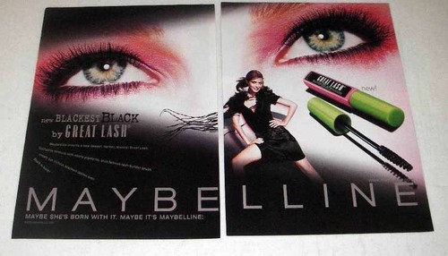 03 Maybelline Mas Negro Negro Gran Lash Mascara Ad Ebay