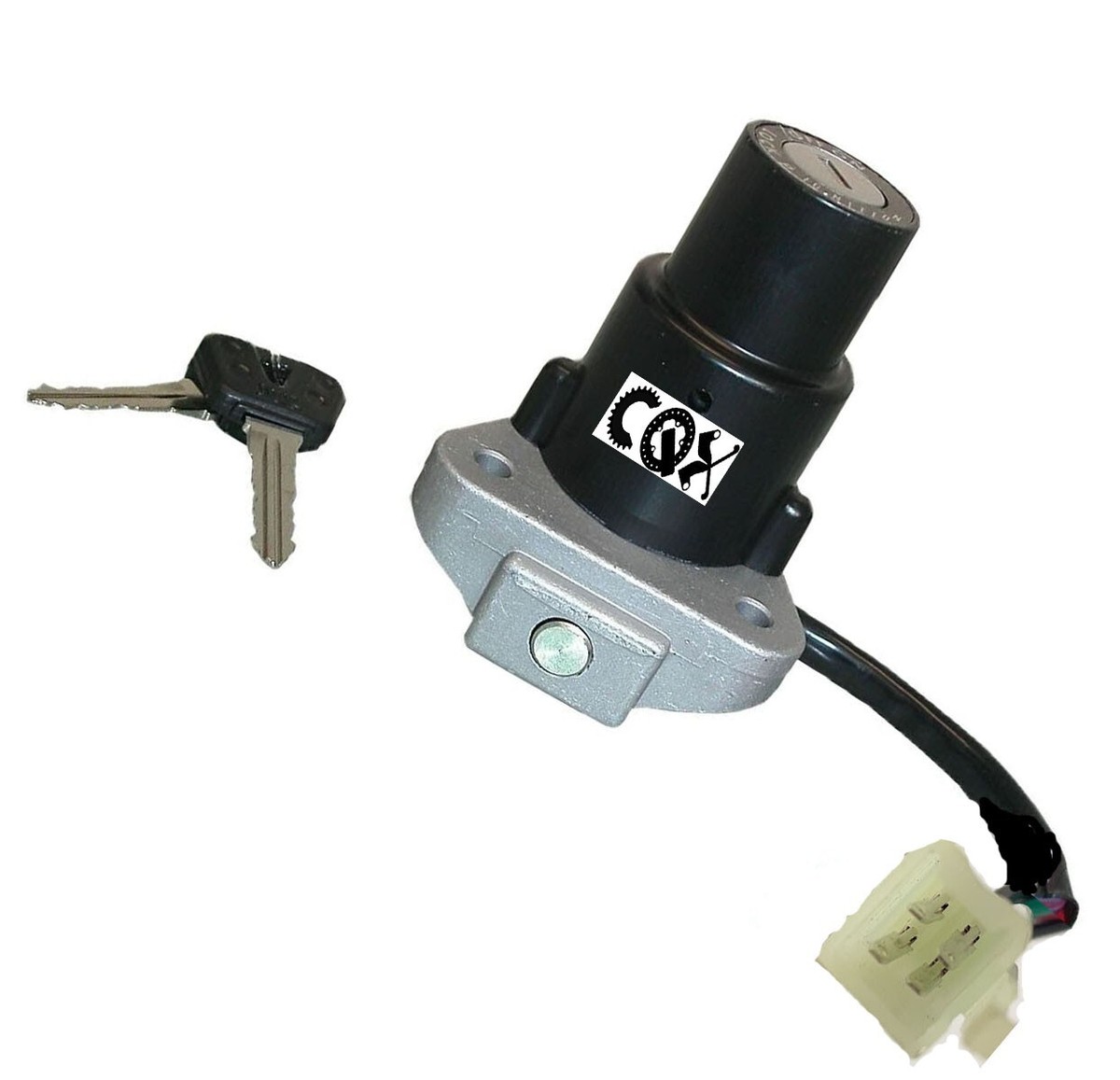 トシ 1/4 For Kawasaki Z200 Z250 ignition switch (1978-1983) 4 wires, | eBay