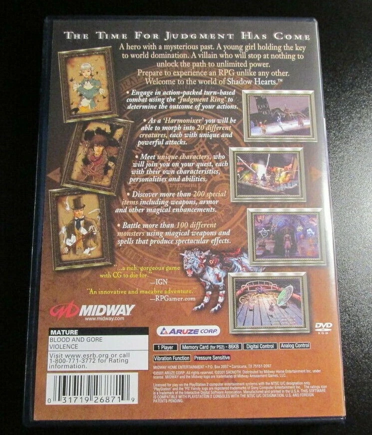 Shadow Hearts (SONY PlayStation 2, 2001) PS2 Covenant COMPLETO NUEVO IMPECABLE COMO NUEVO Foto 2 de 4