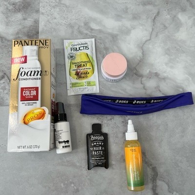 Hair Product Lot of 7 Items New Pantene Garnier Asics Silke Eden Papaya