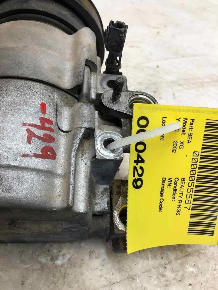 2001 - 2005 HYUNDAI XG350 Sedan 3.5L V6 conjunto de compressor a gás A/C 198K milhas - Imagem 2 de 4