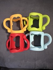 4Pcs Bottle Handles for Dr Brown Narrow Baby Bottles, Baby Bottle Holder with Ea