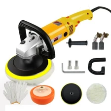 220V 1500W Electric Car Polisher Buffers Polishing Waxing Machine Sanding Kit