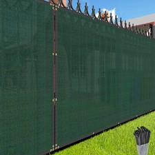 2FT Tall Green Privacy Fence Screen Heavy Duty Shade Mesh Cover Garden 1-100ft