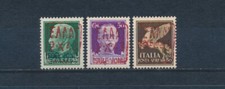 Okupacja Zante seria nadruków 1943** Michel 1-3 II Atest (S21477)