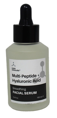 Core Clinicals Vitamin C + Hyaluronic Acid Brightening Facial Serum 3.4 oz New