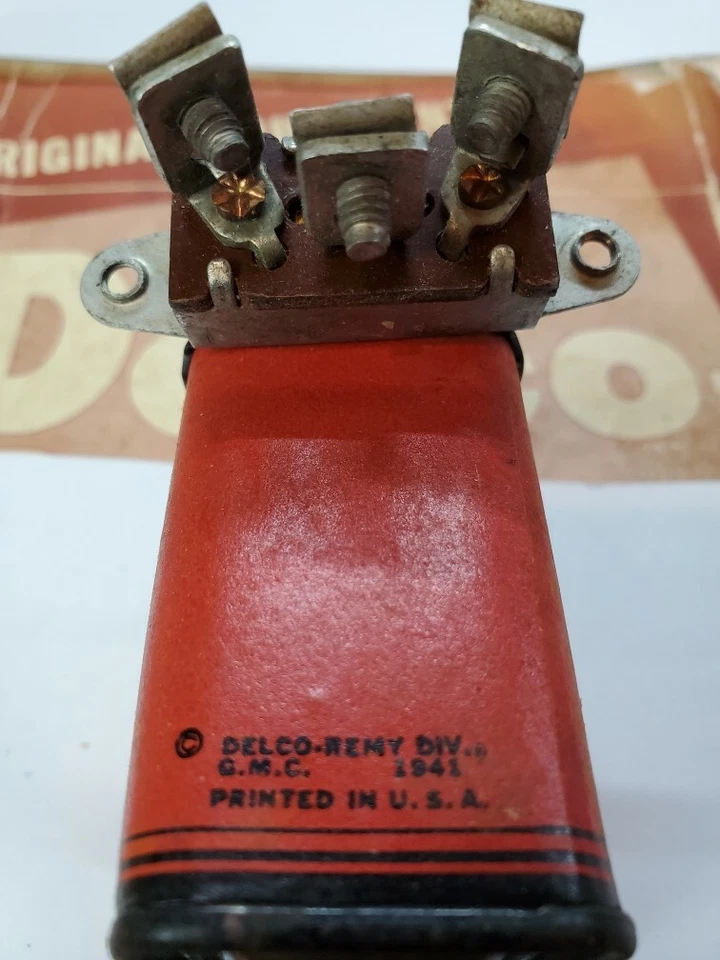Interruptor de luz de tablero Delco Remy 1404 Buick Chevrolet Truck GMC Olds 1936-1946, Nuevo de Lote Antiguo Foto 3 de 4