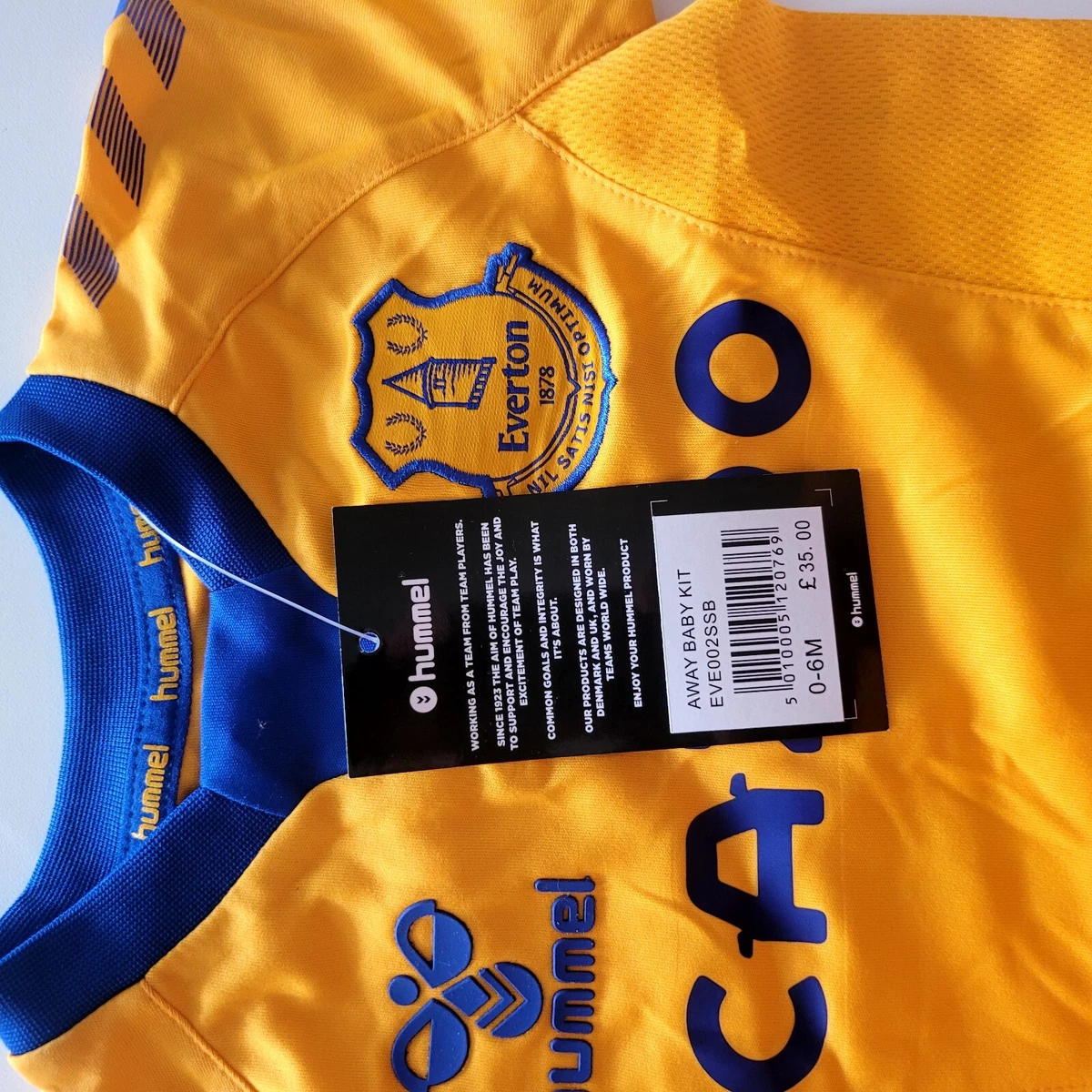 Everton FC Baby Shirt Top Image 5