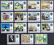 Seychelles 1969-1972 Sc# 257,,271 Lot of 15 MNH Stamps(missing 262A, 264A, 265A)