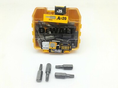 DeWalt Bitbox mit Torx 20 T20 TX20 DT7961 / !!! 25 Bits !!! / Tough Case