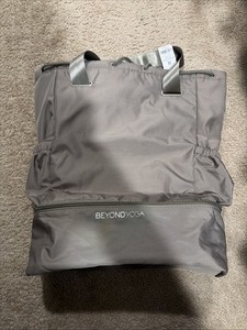 Beyond Yoga Convertible Gym Bag Backpack Tote Birch Color Many Compartments 