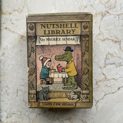 Vintage Nutshell Library 1st Edition 1962  Maurice Sendak 4 Book Box Set HC DJ