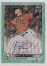 2022 Topps Chrome Rookie Aqua Wave Refractor 184/199 Sammy Long #RA-SL Auto 2f9