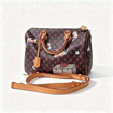 Louis Vuitton/ Speedy 30 Limited Edition Cat-...