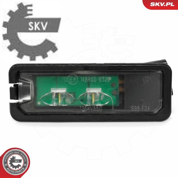 Esen SKV 72SKV550 Kennzeichenleuchte FüR Man FüR Porsche FüR Seat FüR VW-image
