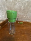 Vintage Avocado Green Nut & Spice Grinder Chopper MCM Kitchen Federal Housewares