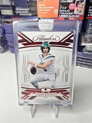 2023 Panini Flawless Aaron Rodgers Ruby 02/20 Jets 