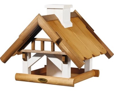 Vogelhaus dobar green label Vogelfutterhaus Goldener Oktober für Ständermontage 