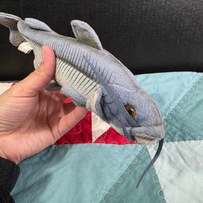 Cabin Critters Blue Catfish Plush Stuffed Animal Toy 2016 Realistic Fish