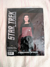 Star Trek The Next Generation TNG Command Apron Red Official ThinkGeek NEW