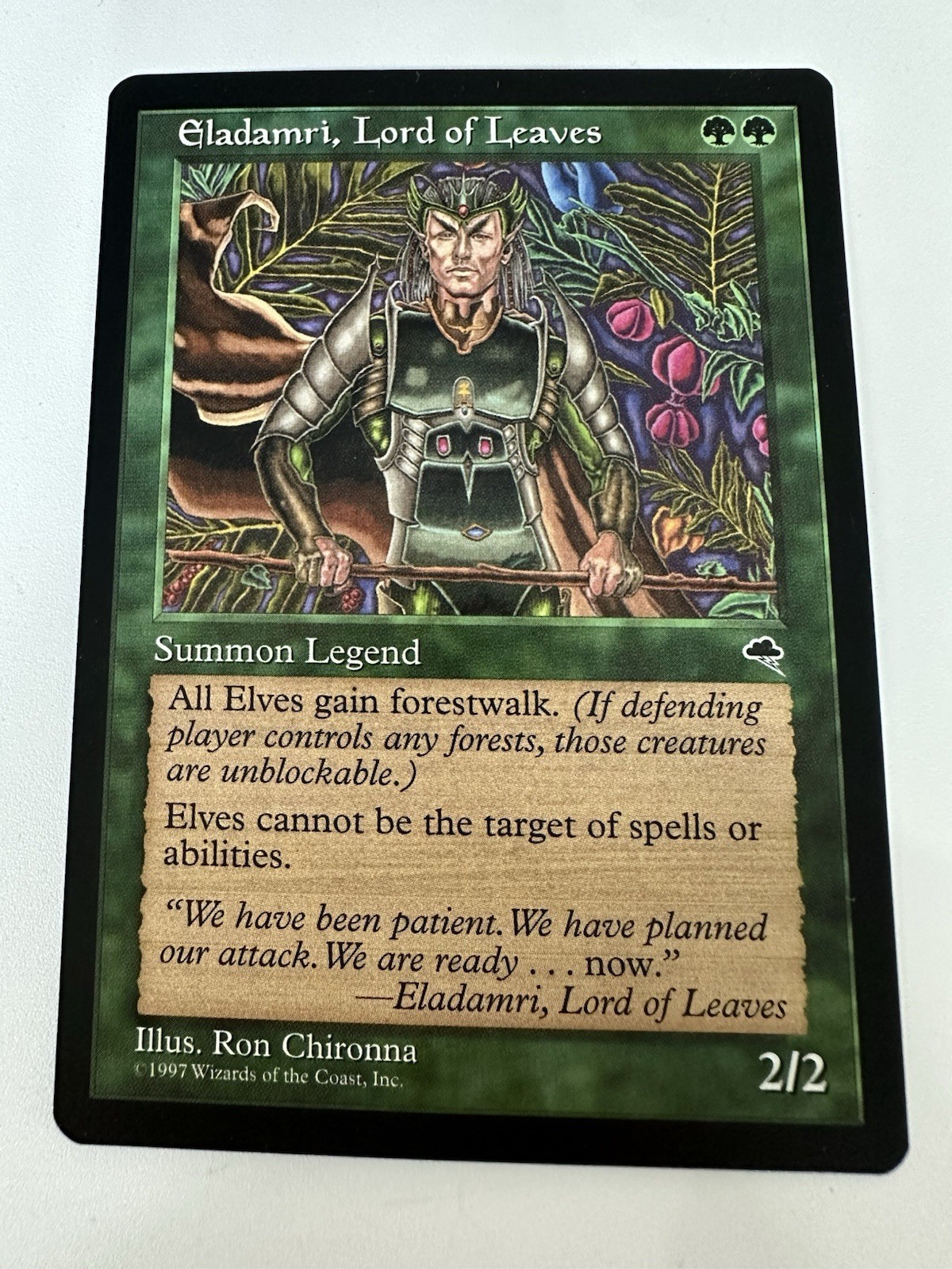 Eladamri, Lord of Leaves Tempest Rare Legendary Creature Green Regular MTG 224