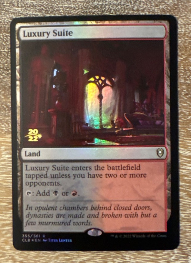 Luxury Suite Prerelease Cards Foil
