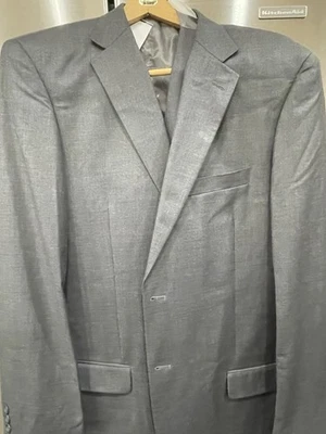 Roberto Cavalli Men's 3 Piece Suit Size 44L Gray Virgin Wool Modello Charles - Image 1 of 4
