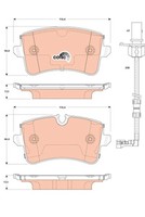 Bremsbelagsatz FÜR Audi A8 D4 (4H2, 4H8, 4HC, 4HL) - Trw GDB1867