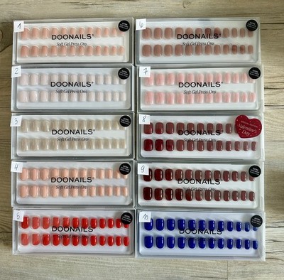doonails press ons Extra Short Square Neu