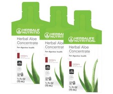 Herbalife Nutrition Herbal Aloe Concentrate Cranberry Flavor 30 Packets