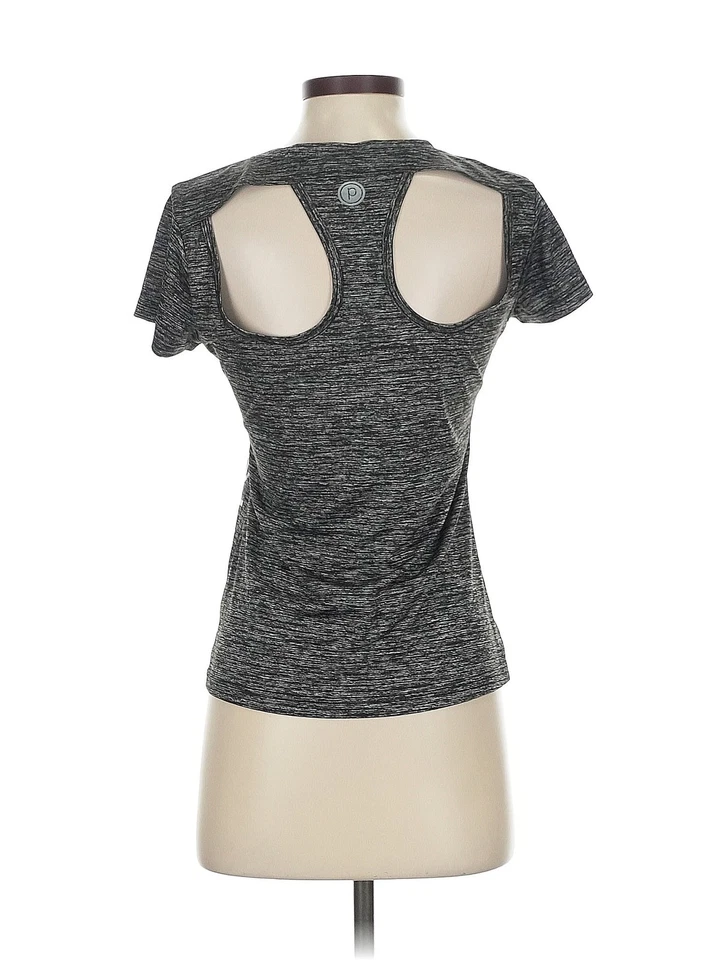Camiseta activa gris Pure Barre XS para mujer Foto 2 de 4