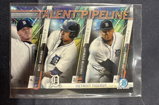 2017 Bowman - Chrome Talent Pipeline Matt Manning, Christin Stewart, Joe Jimenez