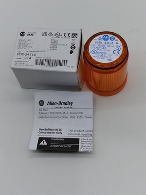 Allen-Bradley 855E-24TL5 SER.A Led Light Module for Stack Tower, Amber