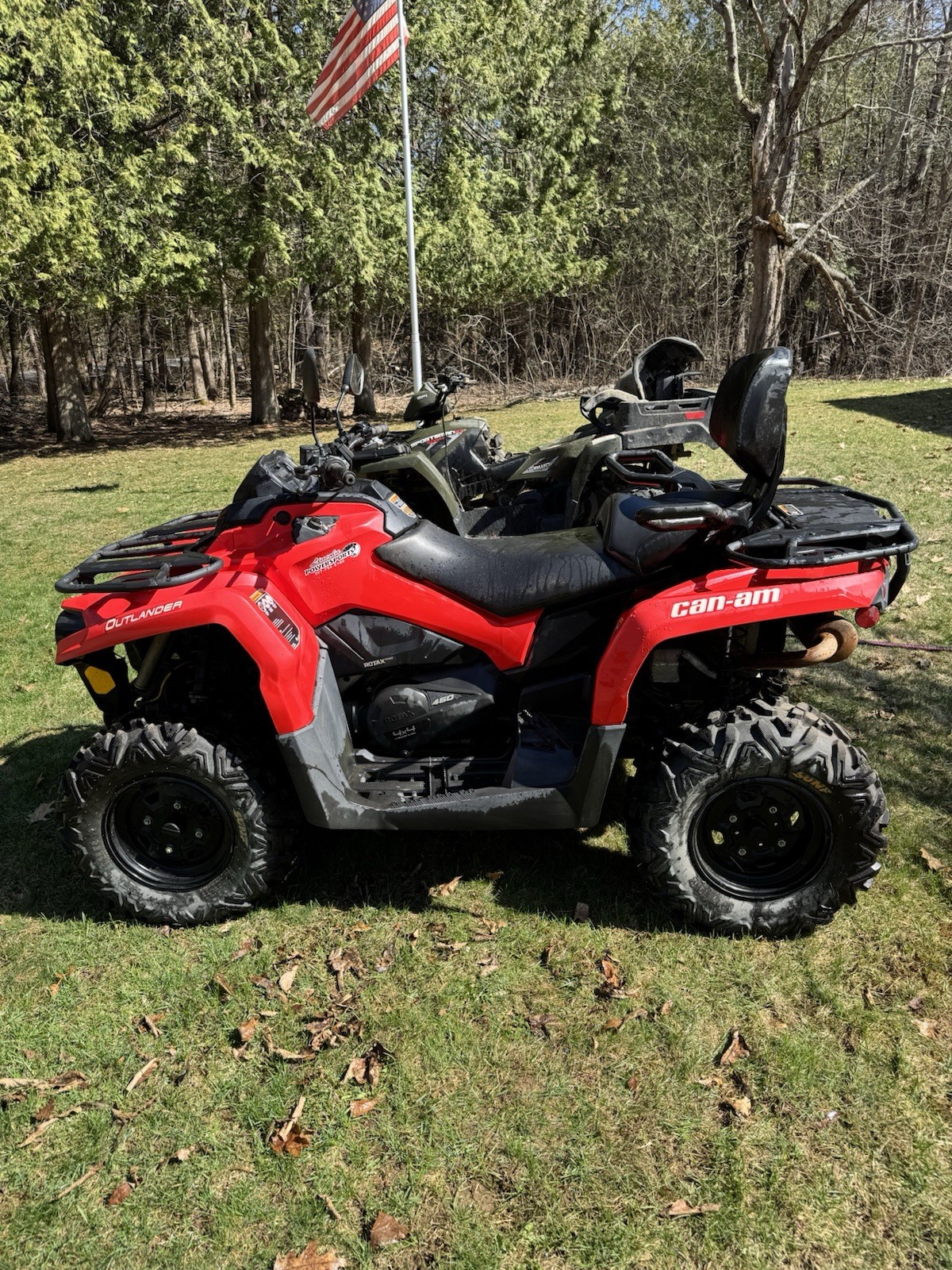 2018 Can-Am Outlander 450 With Front Winch And Ramps