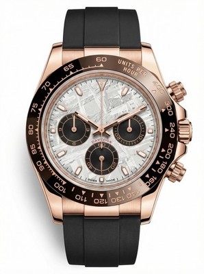 Tona Mod   Two-Tone Rose Gold · White Panda Dial   40mm   Chronograph