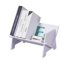 Desktop Small Bookshelf Organizer, Tabletop Mini Bookcase, Desk Magazine Holder