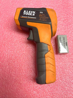 Klein Tools IR5 Infrared Thermometer 12:1 Ratio Dual Laser -22°F to 752°F *WORKS
