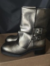 Women Steve Madden Boots Gold Leather 39