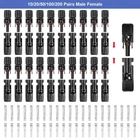 10 Pairs Male Female Solar M/F Wire Cable Connectors Waterproof for Solar Panel