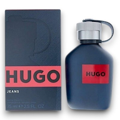 Hugo Jeans By Hugo Boss EDT Eau De Toilette 2.5 oz /75 ML Spray Men NEW SEALED
