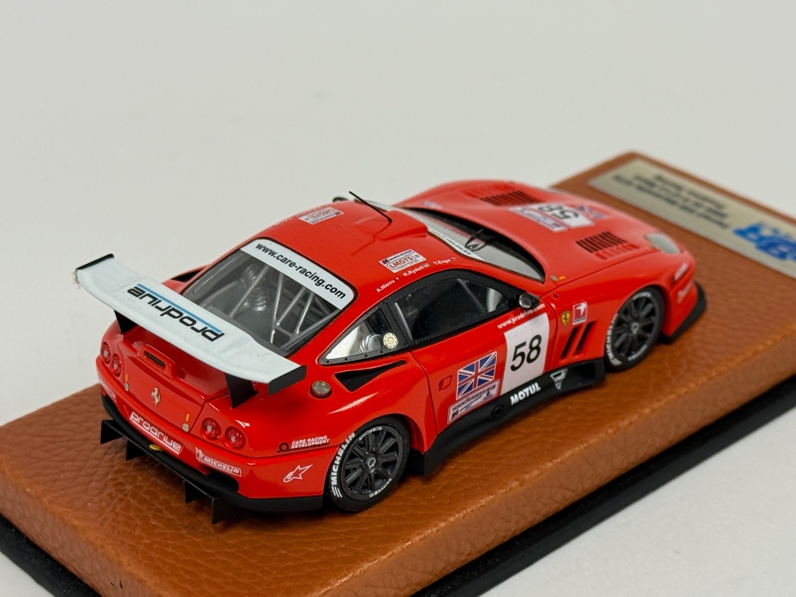 1/43 BBR Ferrari 550 Maranello GTS 2002 Le Mans Prodrive Leather Base   ABG452
